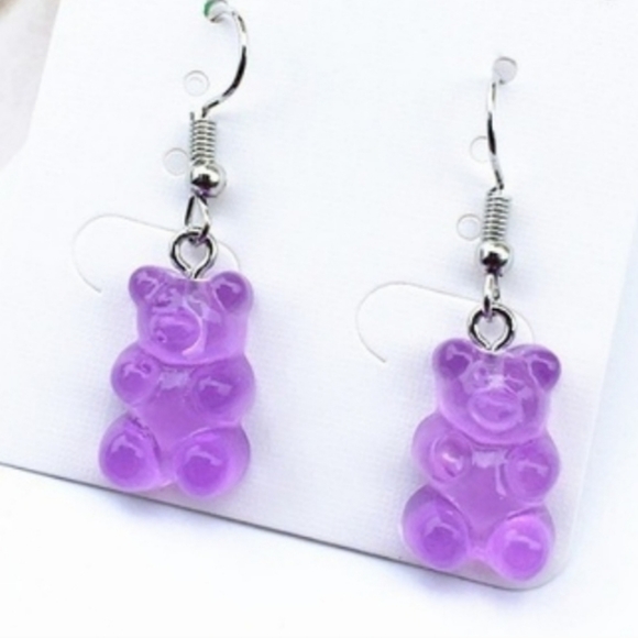 Faux Gummy Bear Earrings - Picture 5 of 10
